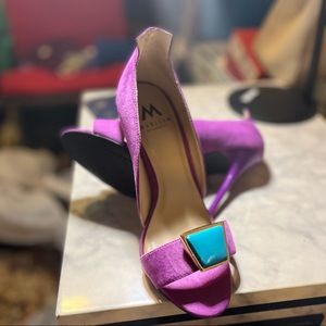 Madison by ShoeDazzle Shoes | Purple and Blue Heels Color: Blue/Purple | Size: 8